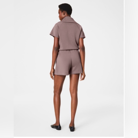 Spanx AirEssentials Romper Smoke Small NWT Soft Lounge One Piece - Picture 2 of 8